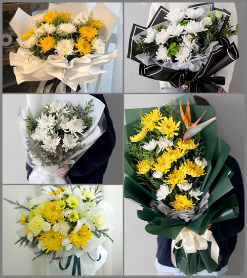 广东湛江市廉江市营仔镇新村村白事花束代送